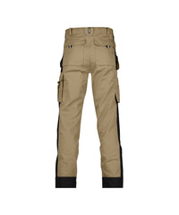 Seattle 200428 tweekleurige holsterzakkenbroek met kniezakken (PESCO61) - Beige/Zwart