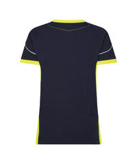Tampico 710057 t-shirt - Nachtblauw/Fluogeel
