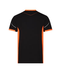 Tampico 710057 t-shirt - Zwart/Fluo-oranje