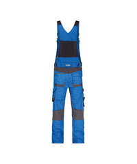 Tronix 400163 bretelbroek met stretch en kniezakken - Azuurblauw/Antracietgrijs