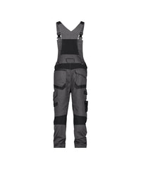 Tronix Next 400169 bretelbroek met stretch en kniezakken - Antracietgrijs/Zwart