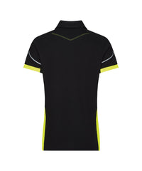 Veracruz Women 710071 polo voor dames - Zwart/Fluogeel