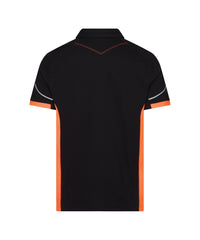 Veracruz 710055 polo - Zwart/Fluo-oranje