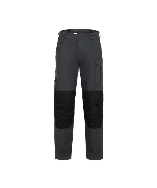 Ando 201180 werkbroek met kniezakken - Antracietgrijs/Zwart