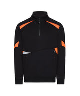 Zwart/Fluo-oranje