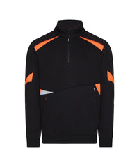 Aratu 300521 sweater (COPESRE80) - Zwart/Fluo-oranje