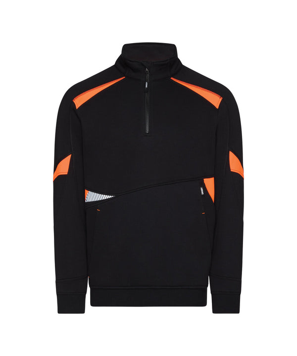 Aratu 300521 sweater (COPESRE80) - Zwart/Fluo-oranje