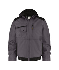 Austin 500098 canvas winterjas - Antracietgrijs/Zwart