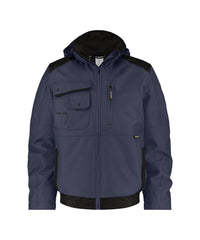 Austin 500098 canvas winterjas - Nachtblauw/Zwart