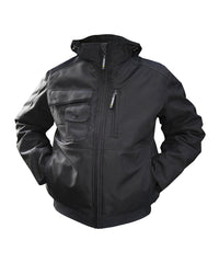 Austin 500098 canvas winterjas - Zwart
