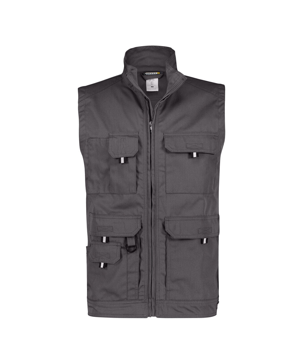 Avila 350076 mouwloze werkvest - Cementgrijs