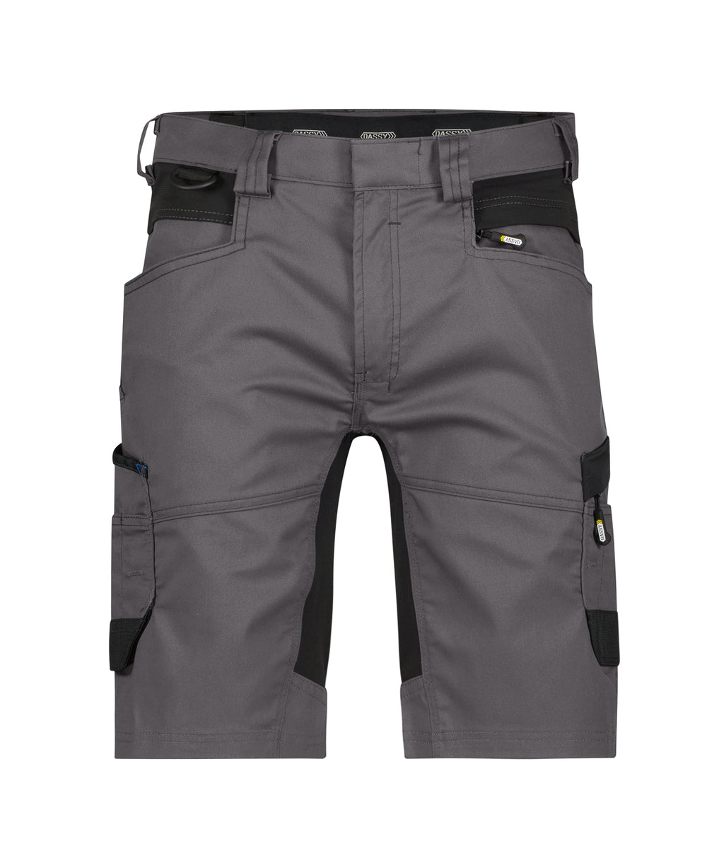 Axis 250082 werkshort met stretch - Antracietgrijs/Zwart
