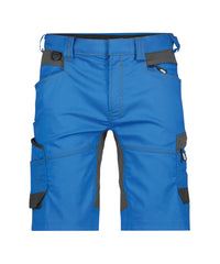 Axis 250082 werkshort met stretch - Azuurblauw/Antracietgrijs