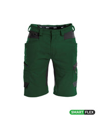 Axis 250082 werkshort met stretch - Flessengroen/Zwart