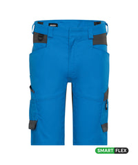Axis Next 250112 werkshort met stretch - Azuurblauw/Antracietgrijs