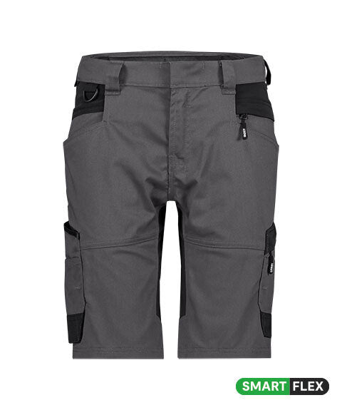 Axis Next Women 250113 werk short met stretch voor dames - Antracietgrijs/Zwart