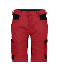 Axis Women 250087 werkshort met stretch voor dames - rood-0683-zwart