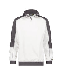 Basiel 300358 tweekleurige sweater - Wit/Cementgrijs