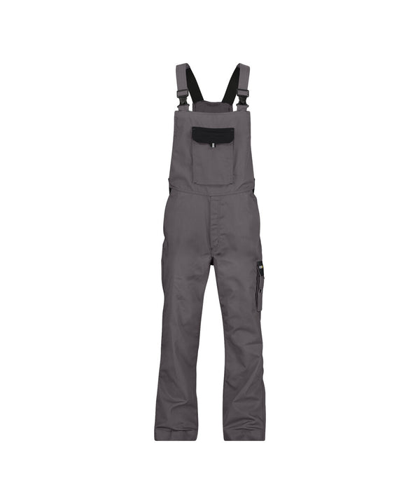 Calais 400138 tweekleurige bretelbroek - Cementgrijs/Zwart