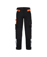 Zwart/Fluo-oranje