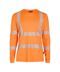 Carterville 710037 hogezichtbaarheids-uv-T-shirt met lange mouwen (COPESRE53) - Fluo-oranje
