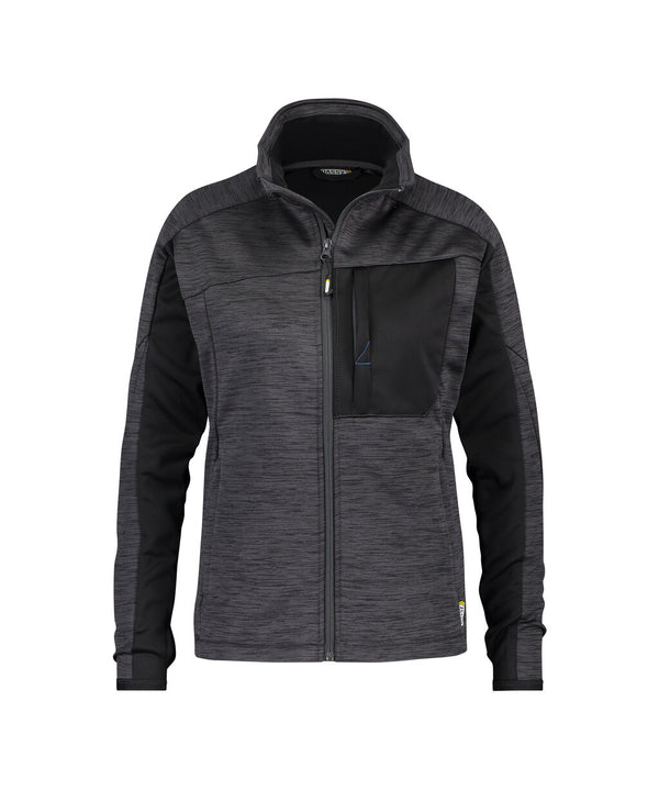 Convex Women 300474 midlayervest voor dames - antracietgrijs-zwart