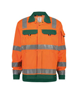 Fluo-oranje/Flessengroen