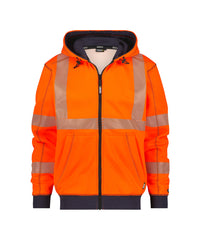 Evans 300380 hogezichtbaarheidshoodie  - Fluo-oranje/Marineblauw
