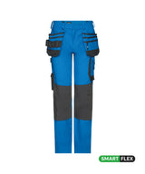 Azuurblauw/Antracietgrijs