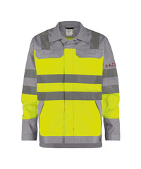 Franklin 300374 multinorm hogezichtbaarheidsvest - Fluogeel/Grafietgrijs