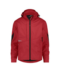 Gravity 300396 softshelljas - Rood/Zwart
