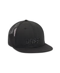 Hebe 25886 flat brim pet - Zwart