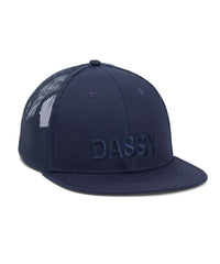 Hebe 25886 flat brim pet - Nachtblauw