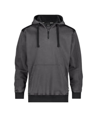 Indy Next 300569 sweater met kap - Antracietgrijs/Zwart