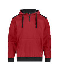 Indy Next 300569 sweater met kap - Rood/Zwart
