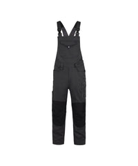 Ito Flex 400176 bretelbroek met stretch en kniezakken - Antracietgrijs/Zwart