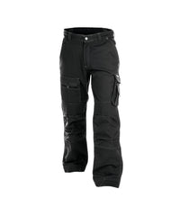 Jackson 200596 canvas werkbroek met kniezakken - Zwart