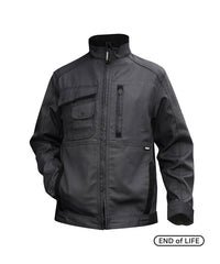 Kent 300316 canvas werkvest - Antracietgrijs/Zwart