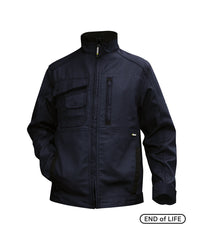 Kent 300316 canvas werkvest - Nachtblauw/Zwart