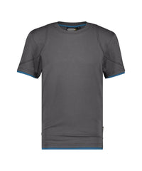Kinetic 710019 t-shirt - Antracietgrijs/Azuurblauw