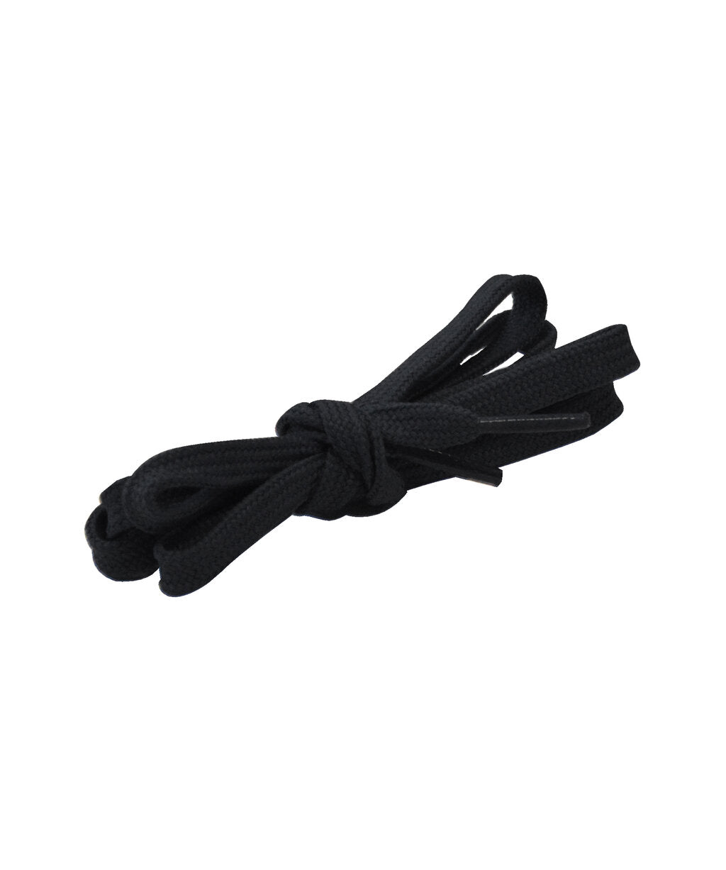 Leos 120CM 800075 platte veters 120cm (per 5 paar) - Zwart