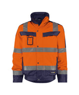 Fluo-oranje/Marineblauw