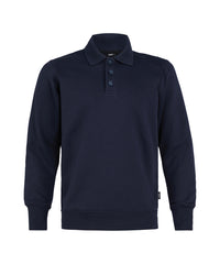 LUCID 550002 polosweater - Nachtblauw