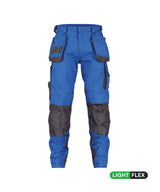 Azuurblauw/Antracietgrijs