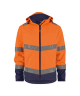 Fluo-oranje/Marineblauw