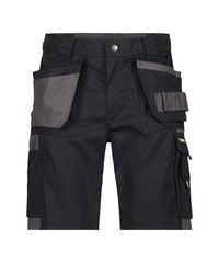 Monza 250012 tweekleurige holsterzakkenshort - Zwart/Cementgrijs