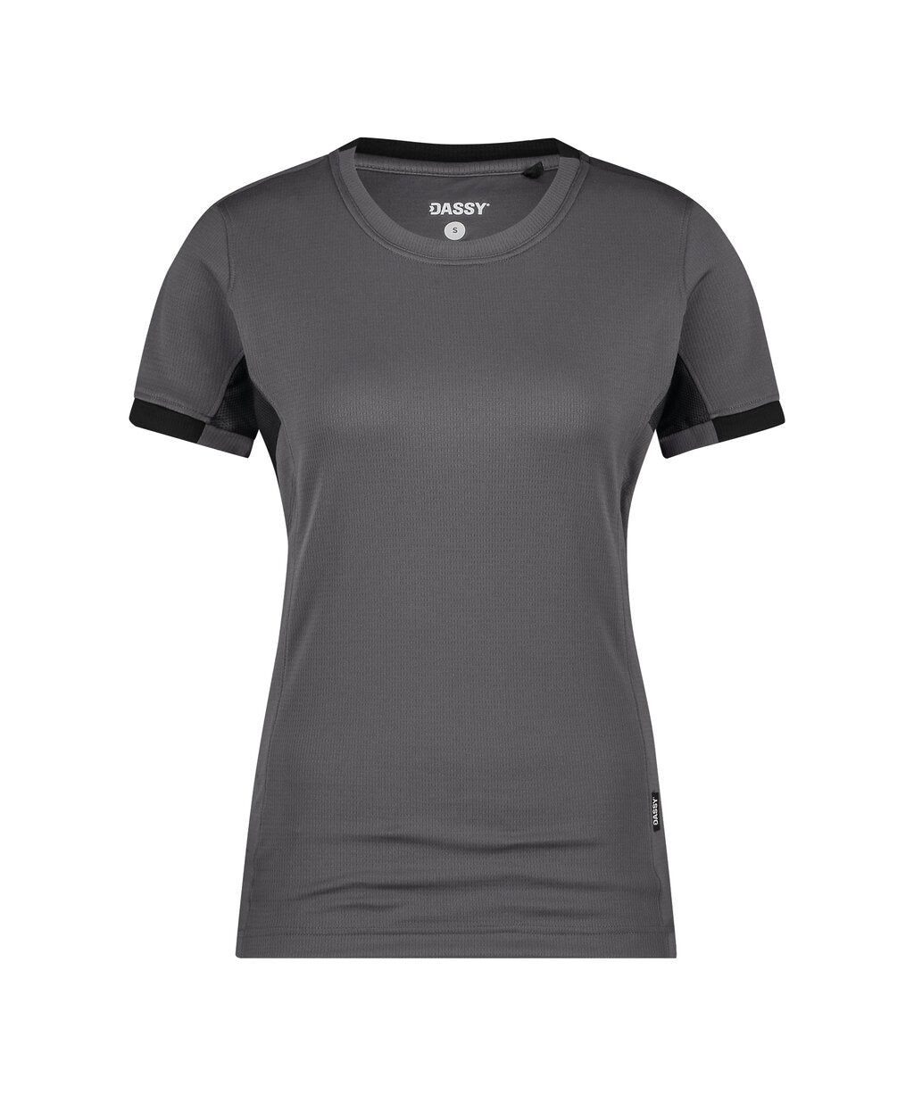 Nexus Next Women 710084 t-shirt voor dames - Antracietgrijs/Zwart