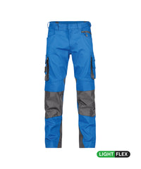 Nova 200846 werkbroek met kniezakken - Azuurblauw/Antracietgrijs