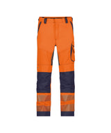 Fluo-oranje/Marineblauw