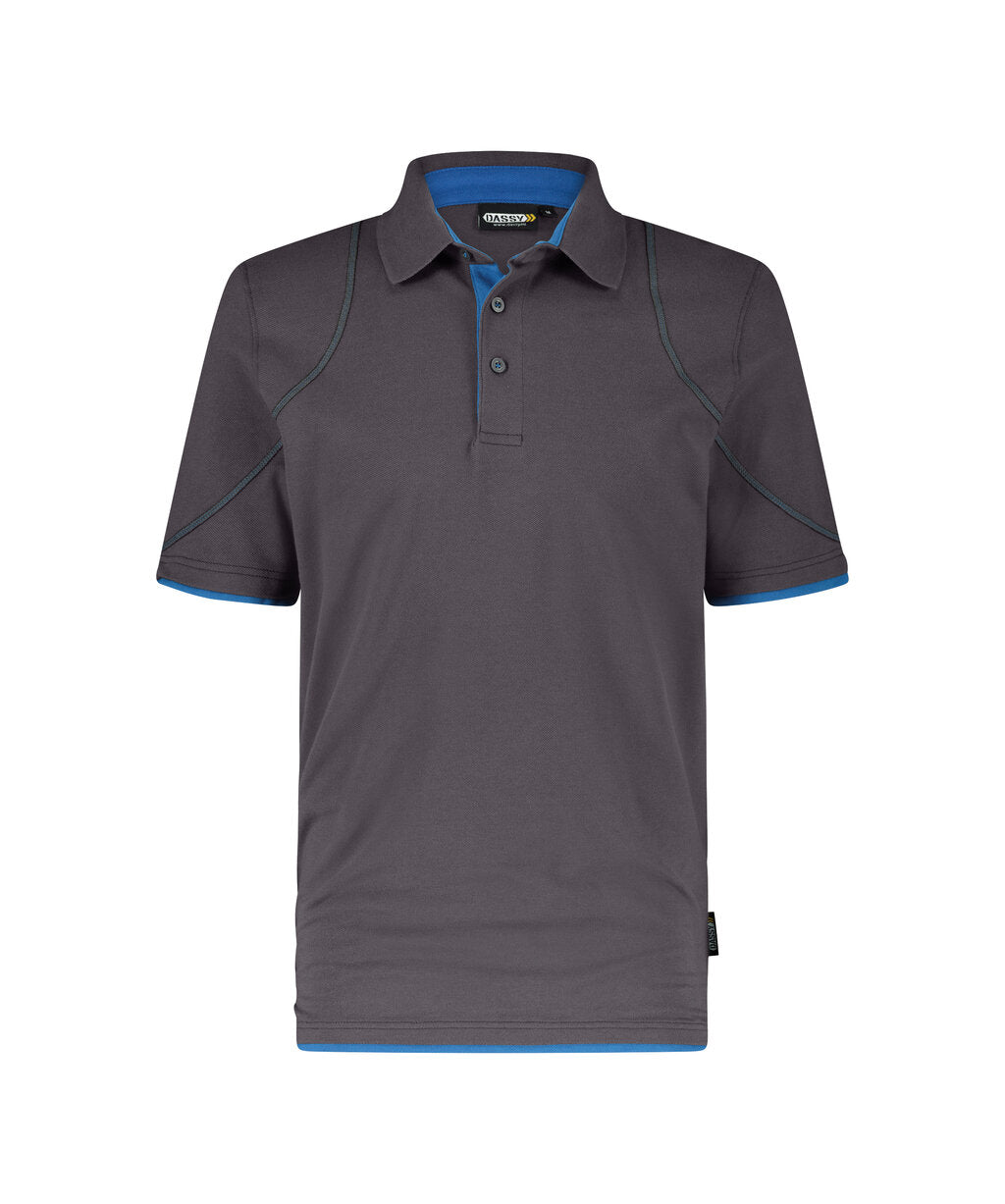 Orbital 710011 polo - Antracietgrijs/Azuurblauw